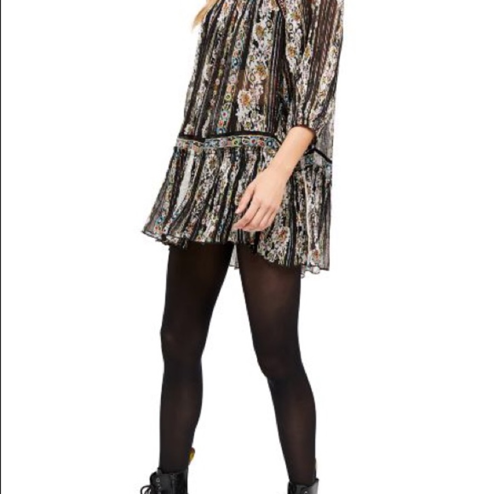 Free People Dance Magic Tunic Black NWT